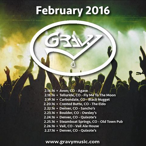 Gravy winter 2016 tour